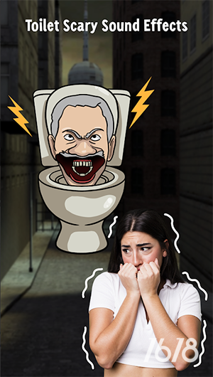男厕里的怪声(Toilet Man Sound - Scary Prank)图集展示1