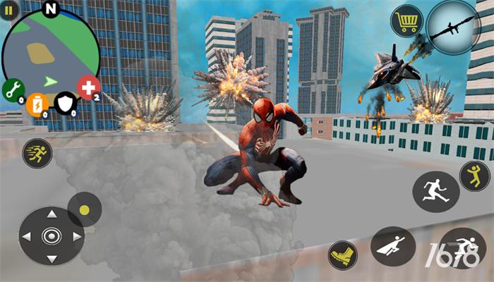 蜘蛛侠英雄钢铁飞城(Spider Rope Hero Iron Flying City)图集展示1