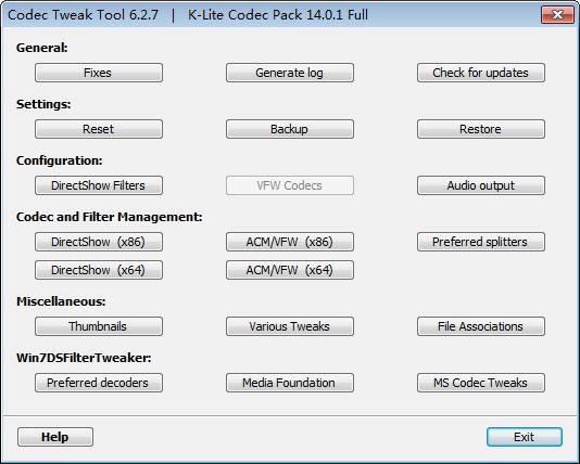 K-Lite Codec Pack Full v17.2.0图集展示1